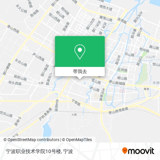 宁波职业技术学院10号楼地图