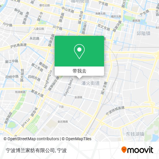 宁波博兰家纺有限公司地图