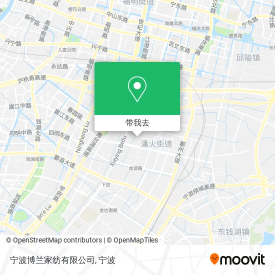 宁波博兰家纺有限公司地图