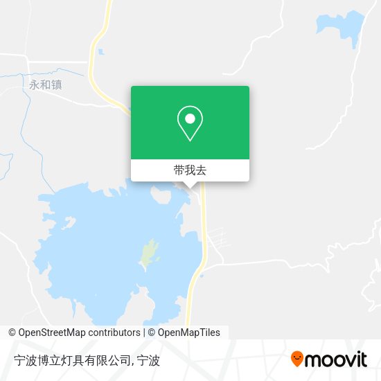 宁波博立灯具有限公司地图