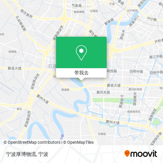 宁波厚博物流地图