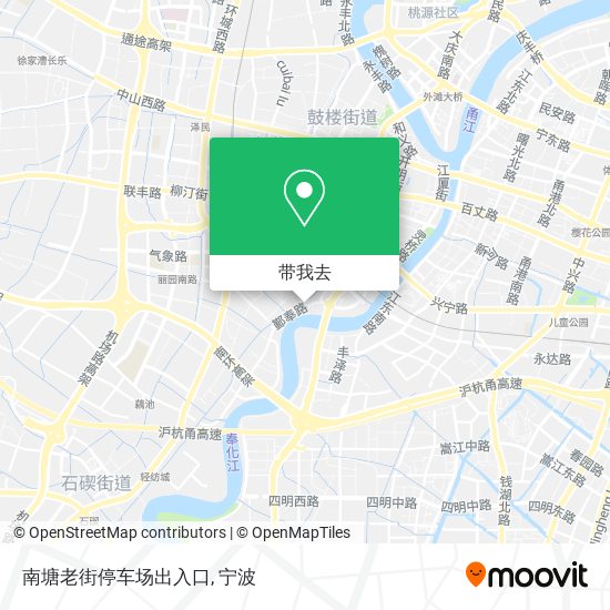 南塘老街停车场出入口地图