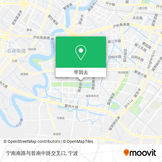 宁南南路与首南中路交叉口地图
