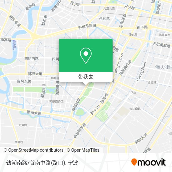钱湖南路/首南中路(路口)地图