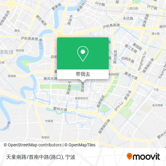 天童南路/首南中路(路口)地图