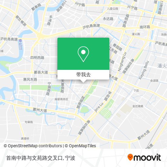 首南中路与文苑路交叉口地图
