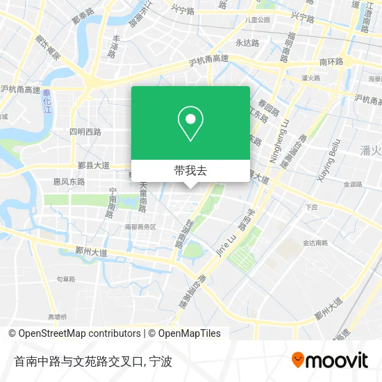 首南中路与文苑路交叉口地图