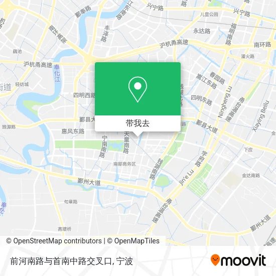 前河南路与首南中路交叉口地图