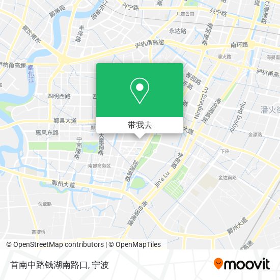 首南中路钱湖南路口地图