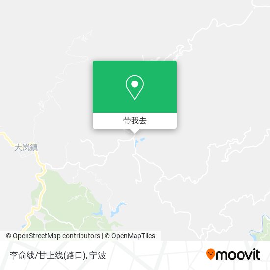 李俞线/甘上线(路口)地图