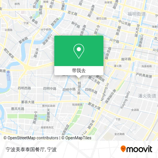 宁波美泰泰国餐厅地图