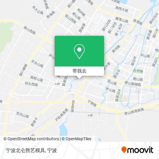 宁波北仑胜艺模具地图