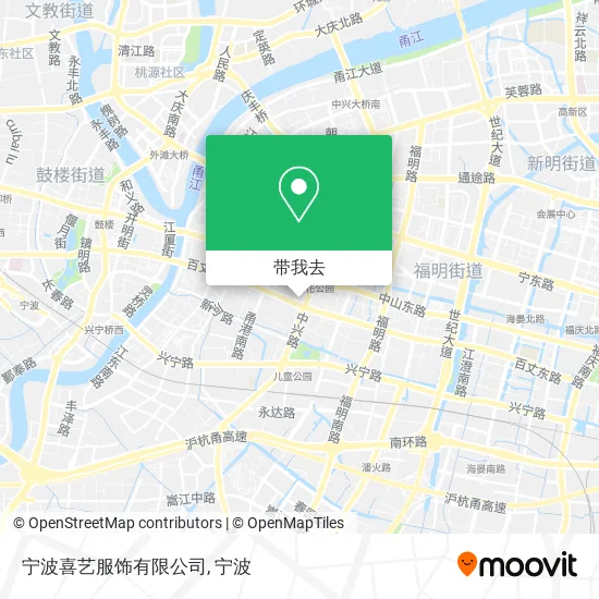宁波喜艺服饰有限公司地图