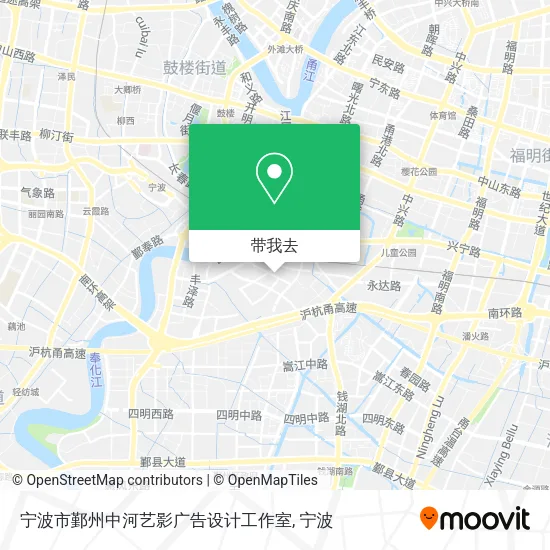 宁波市鄞州中河艺影广告设计工作室地图