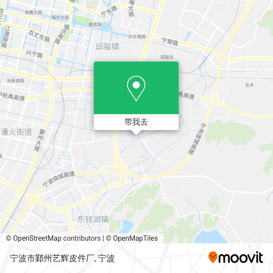 宁波市鄞州艺辉皮件厂地图