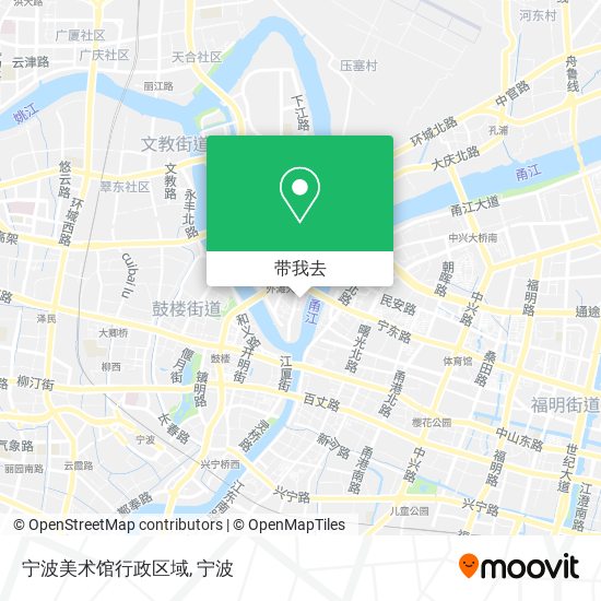 宁波美术馆行政区域地图