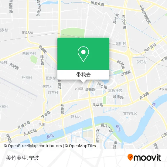 美竹养生地图
