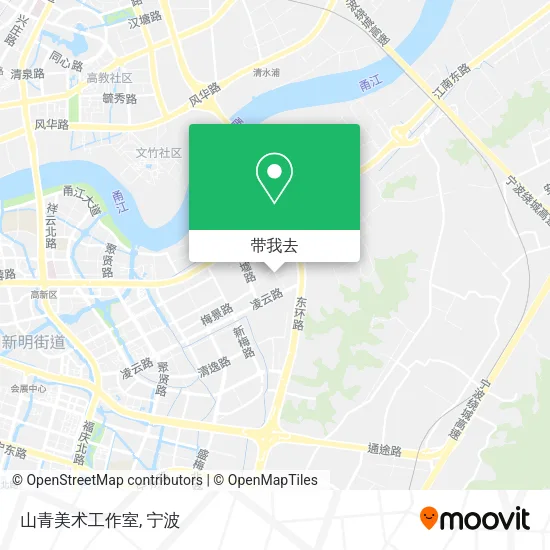 山青美术工作室地图