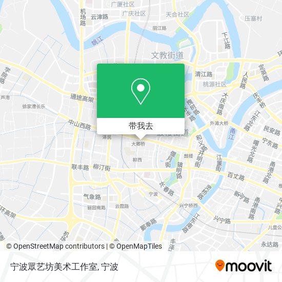 宁波眾艺坊美术工作室地图
