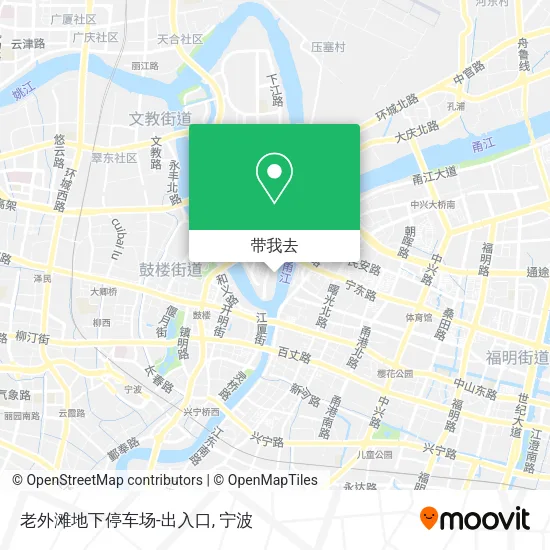 老外滩地下停车场-出入口地图