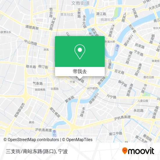 三支街/南站东路(路口)地图
