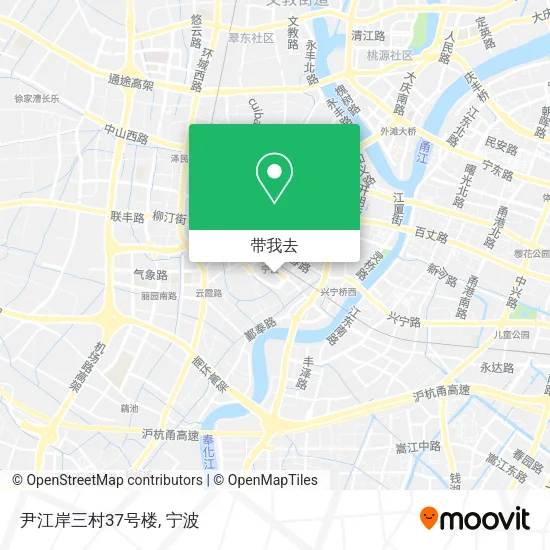 尹江岸三村37号楼地图