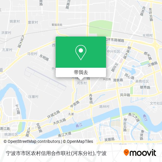 宁波市市区农村信用合作联社(河东分社)地图