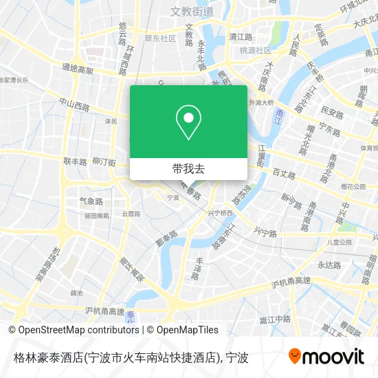 格林豪泰酒店(宁波市火车南站快捷酒店)地图