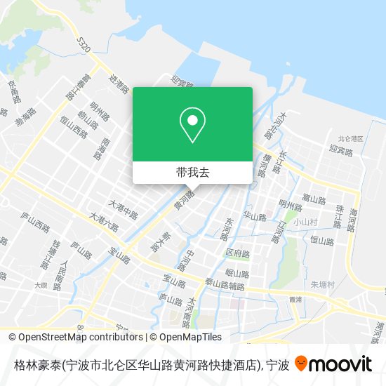 格林豪泰(宁波市北仑区华山路黄河路快捷酒店)地图