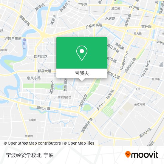 宁波经贸学校北地图