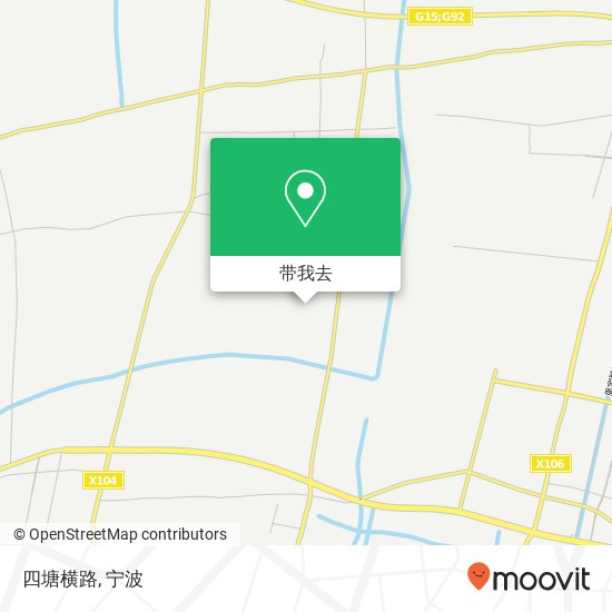 四塘横路地图