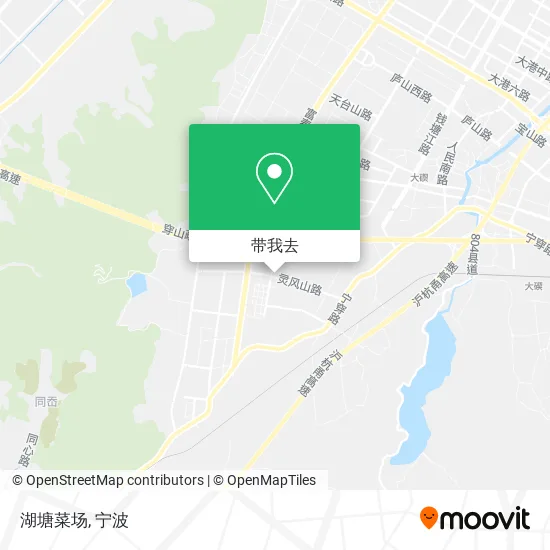 湖塘菜场地图
