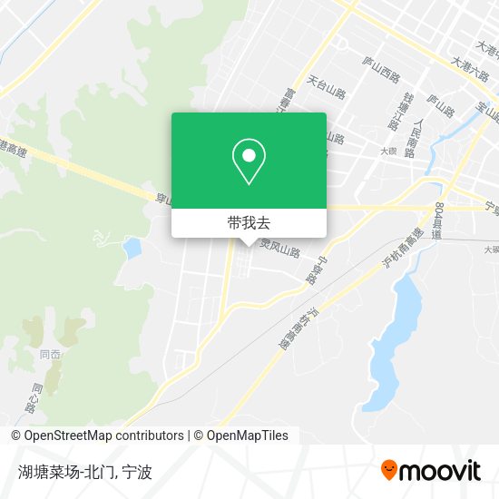 湖塘菜场-北门地图