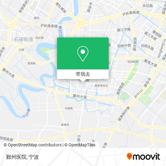 鄞州医院地图