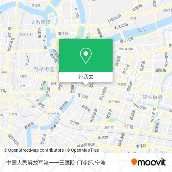 中国人民解放军第一一三医院-门诊部地图