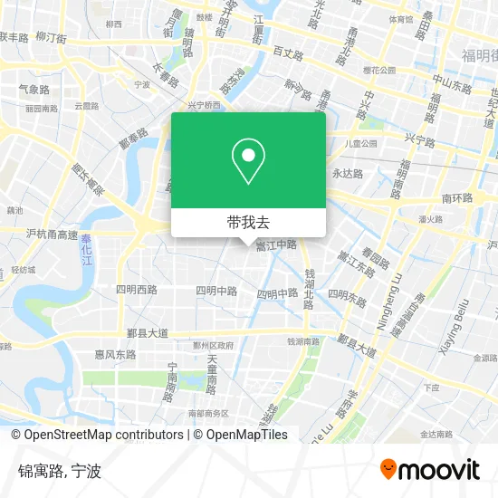 锦寓路地图
