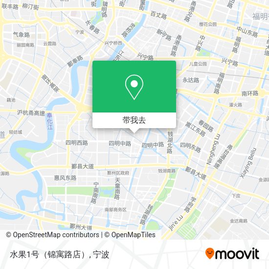 水果1号（锦寓路店）地图