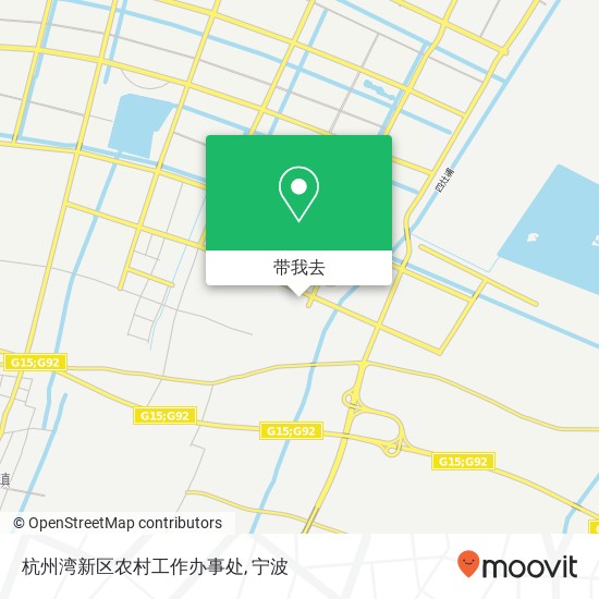 杭州湾新区农村工作办事处地图