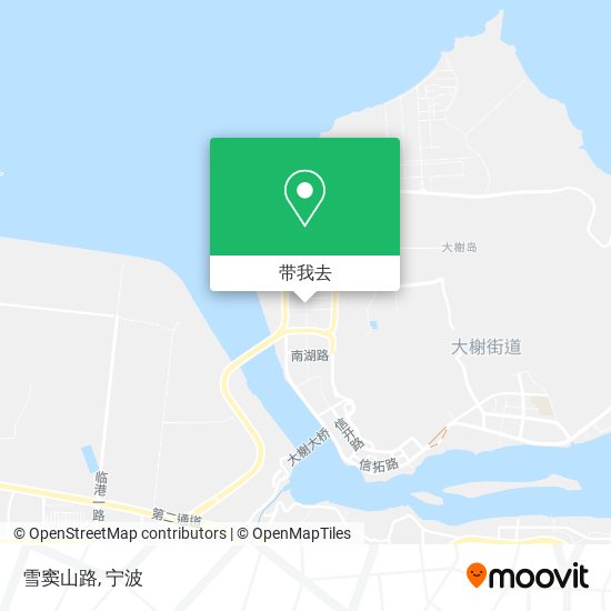 雪窦山路地图
