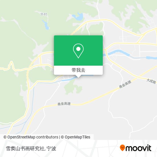 雪窦山书画研究社地图