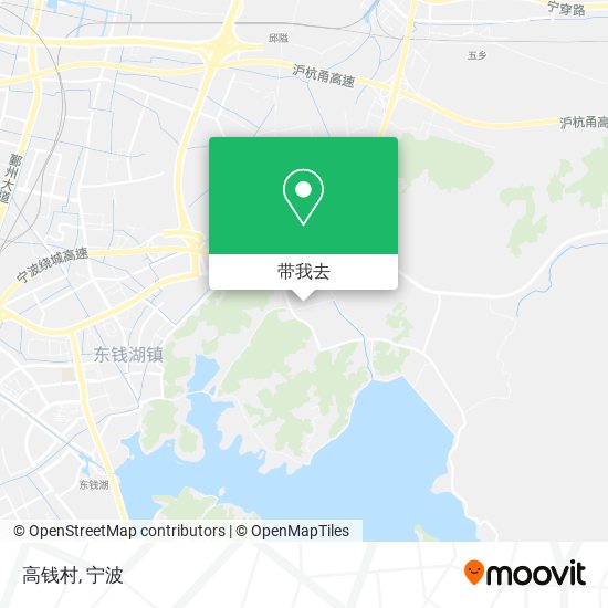 高钱村地图