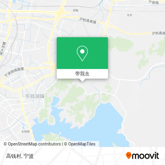 高钱村地图