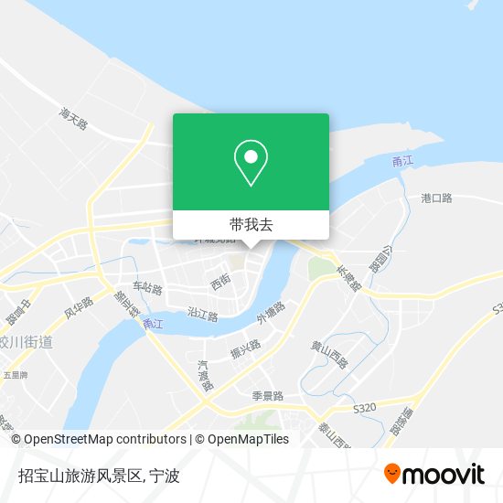 招宝山旅游风景区地图