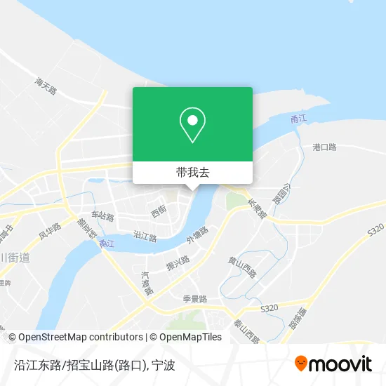 沿江东路/招宝山路(路口)地图