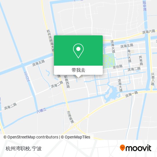 杭州湾职校地图