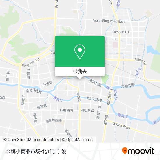 余姚小商品市场-北1门地图