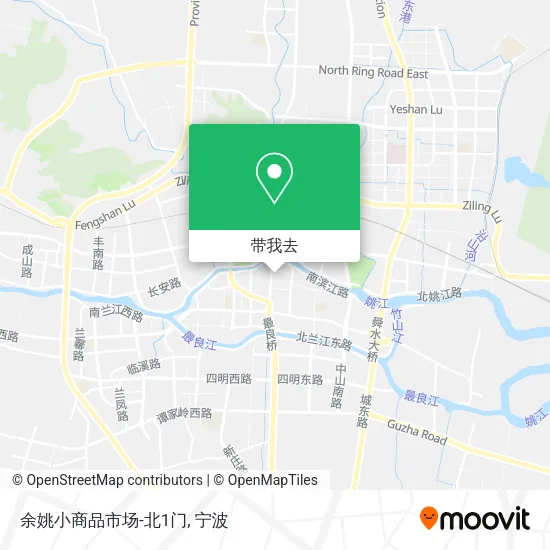 余姚小商品市场-北1门地图