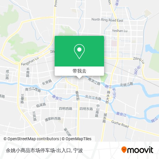 余姚小商品市场停车场-出入口地图