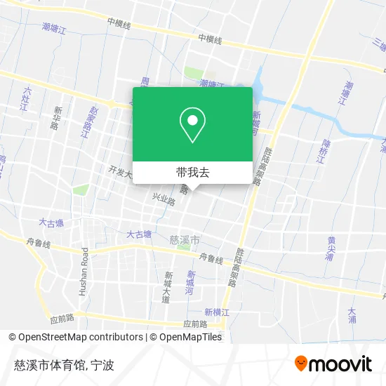 慈溪市体育馆地图