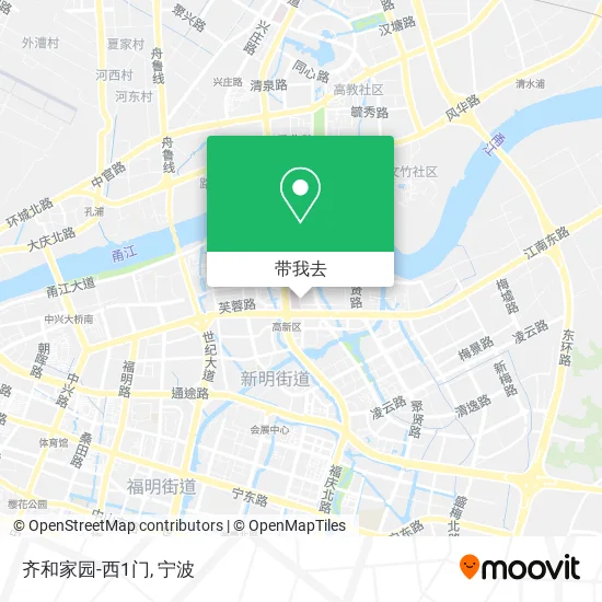 齐和家园-西1门地图